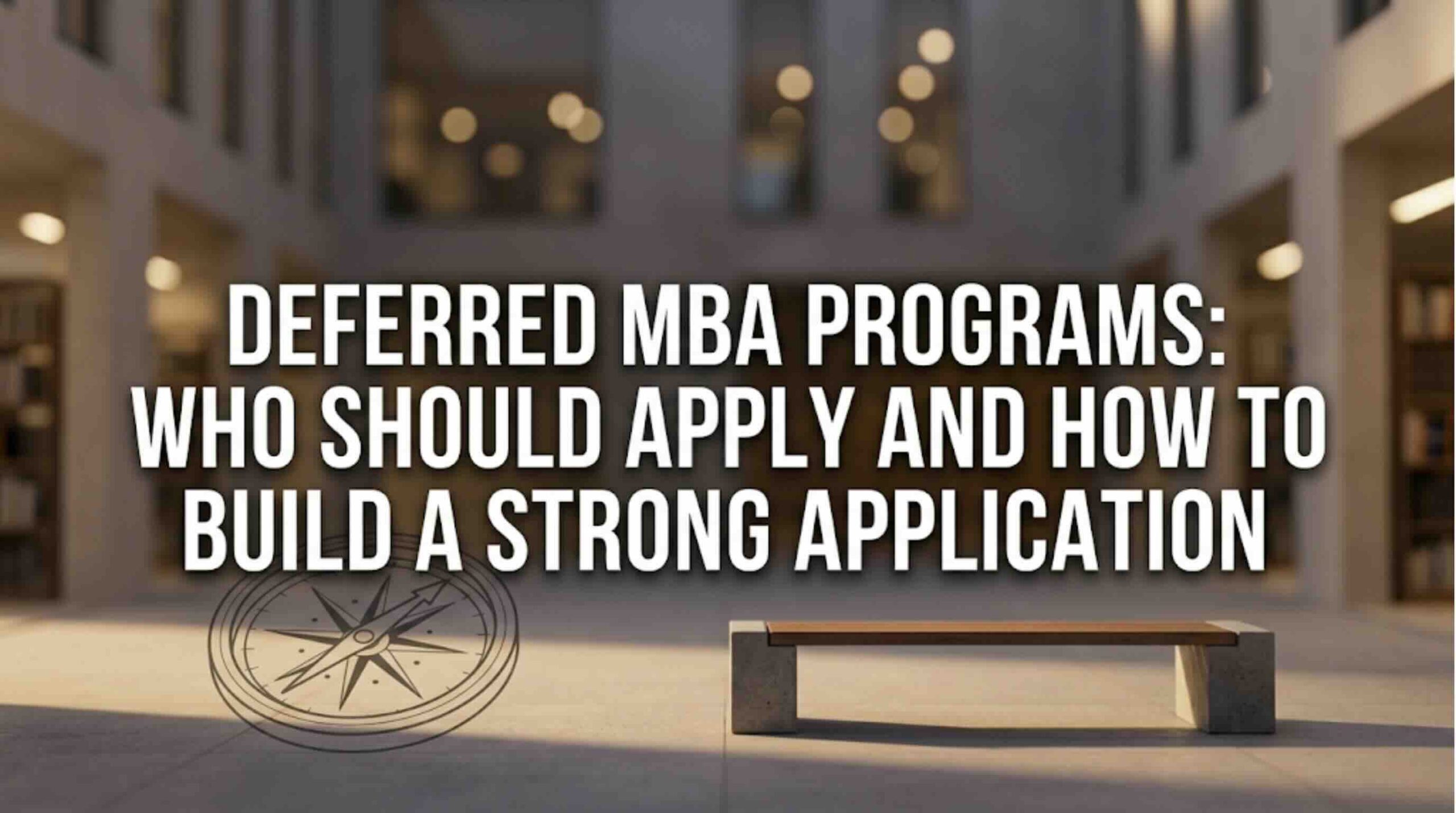 Deferred MBA Programs: Who Should Apply and How to Build a Strong Application