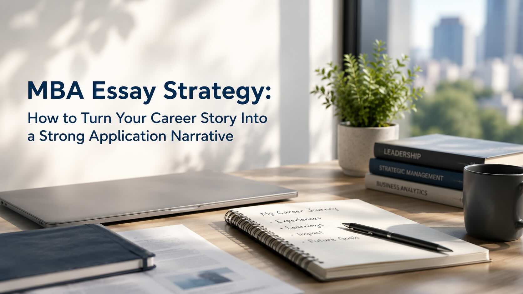 MBA Essay Strategy: How to Turn Your Career Story Into a Strong Application Narrative