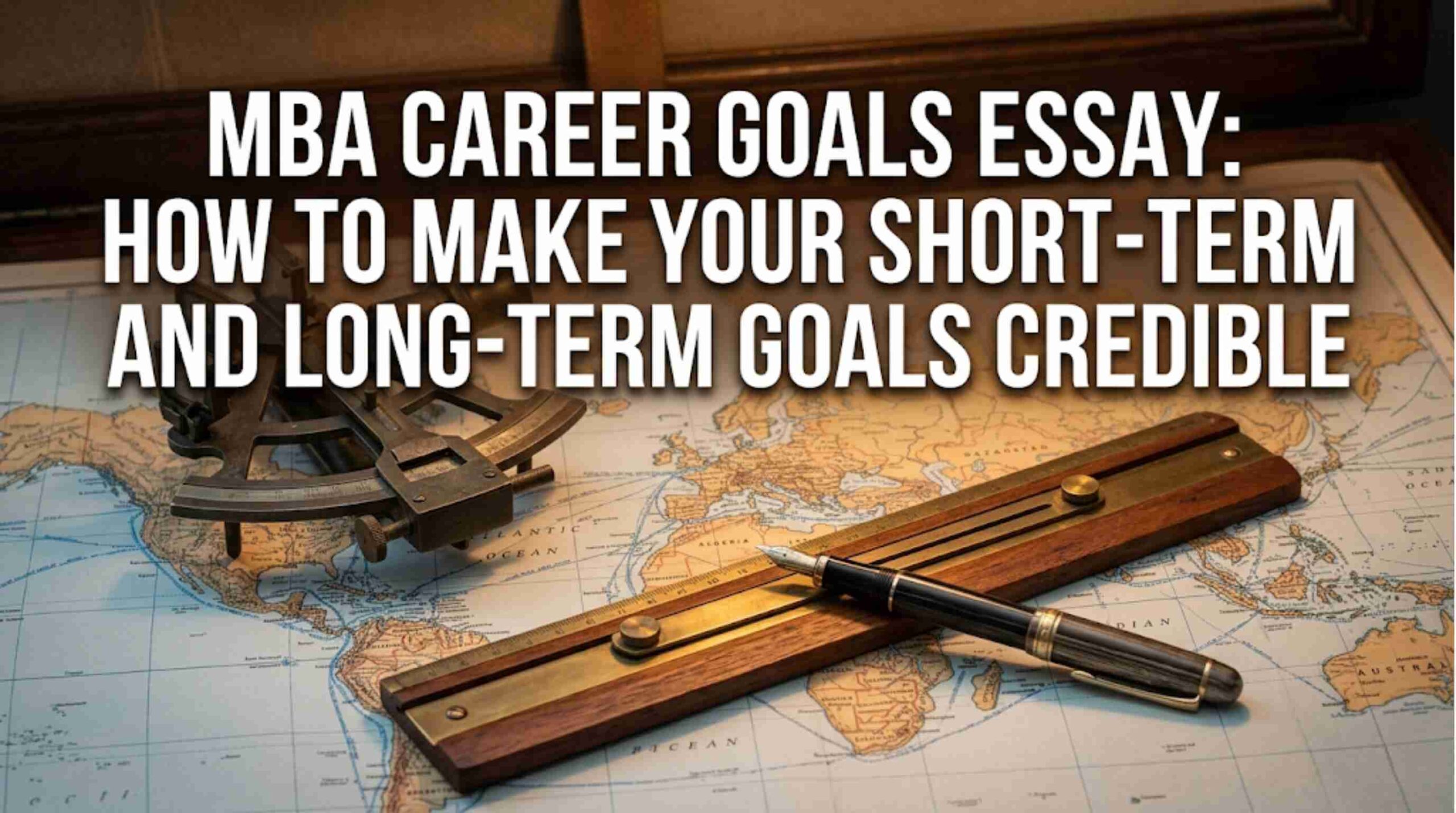 MBA Career Goals Essay: How to Make Your Short-Term and Long-Term Goals Credible