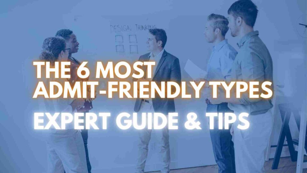 Three business professionals brainstorming strategy in front of a whiteboard, representing the six most admit-friendly MBA applicant types in a guide by Go2MBA.